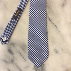 Neiman Marcus NWOT Gingham 100% cotton tie!